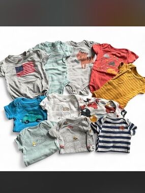 Mixed Baby Onesie Set - Multi Color